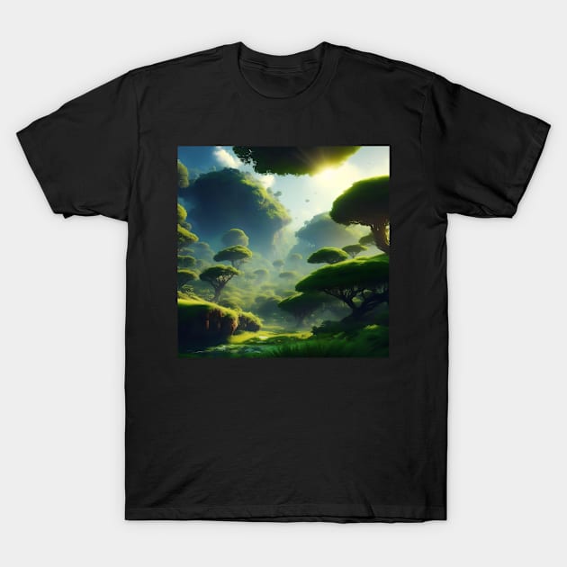 Sunlight in Paradise T-Shirt by TheLuckyClown
